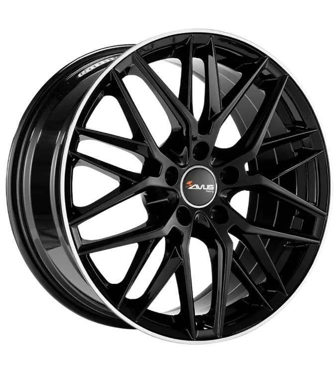 AVUS Racing AF19 - Black Polished Lip 7,50x17 5x112,00 ET30,00
