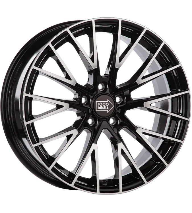 Mille Miglia MM1009 Black Polished 7,50x17 5x114,30 ET40,00