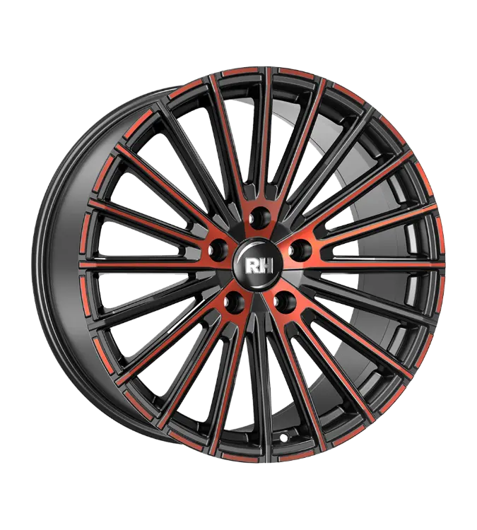 RH Alurad WM Flowforming Black Polished Red 10,00x20 5x112,00 ET40,00