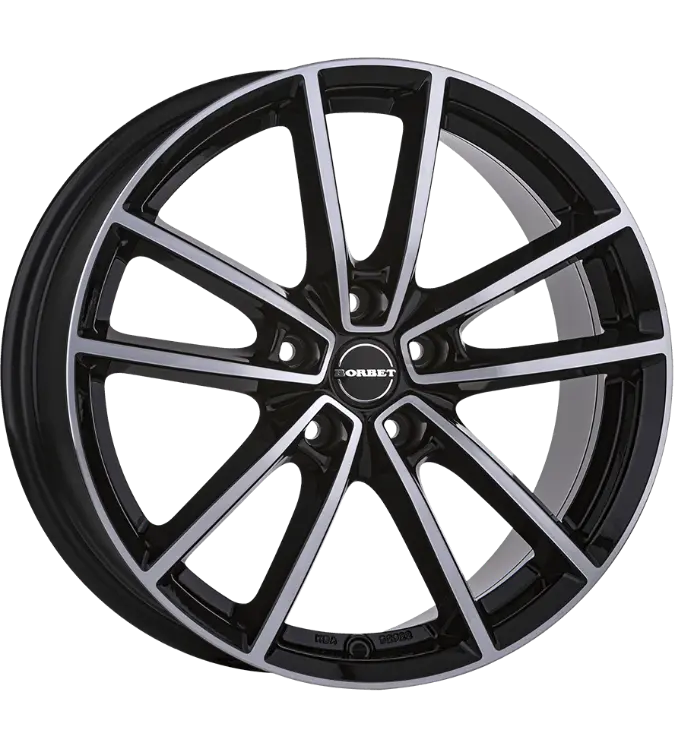 Borbet W black polished 8,50x21 5x112,00 ET40,00