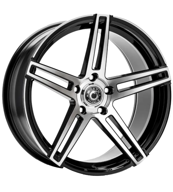 WRATH WHEELS WF-1 Black Polished 9,00x18 5x112,00 ET40,00