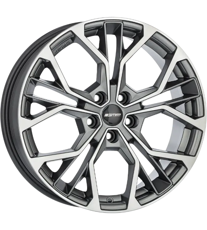 GMP Italia MATISSE Matt Anthracite Diamond 8,50x20 5x114,30 ET45,00