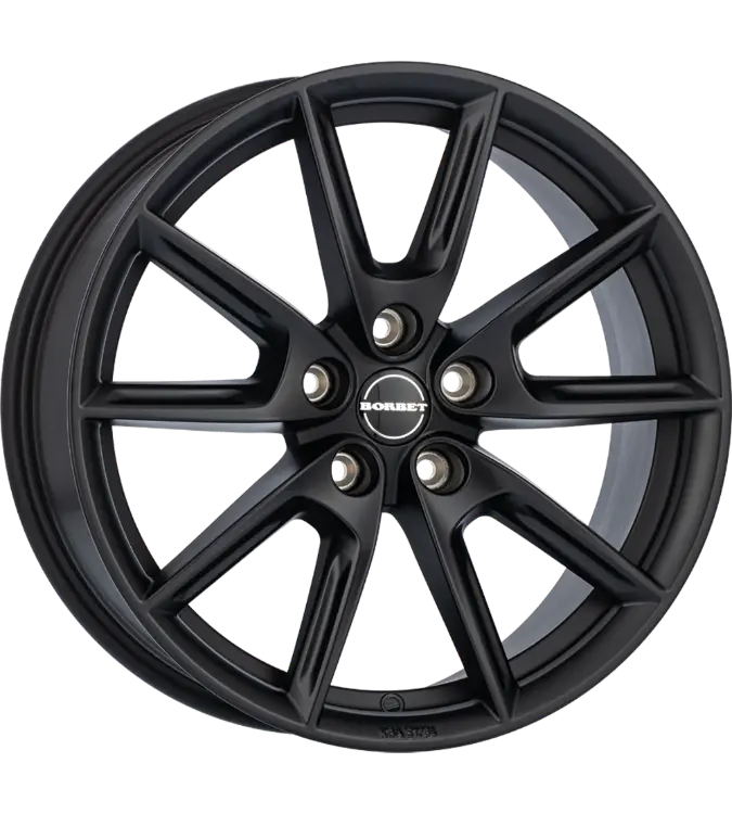 Borbet LX18 black matt 8,00x18 5x112,00 ET44,00
