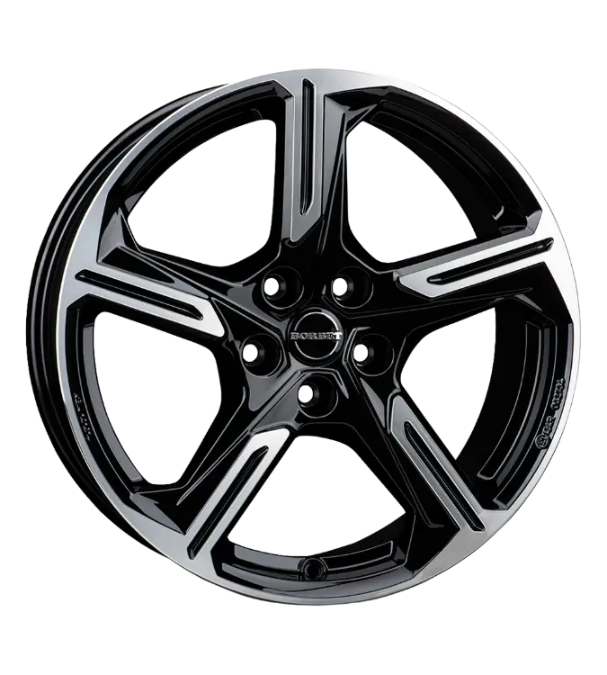 Borbet XE1 black polished 7,50x18 5x112,00 ET46,00