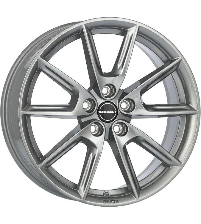 Borbet LX18 grey glossy 8,00x18 5x112,00 ET44,00