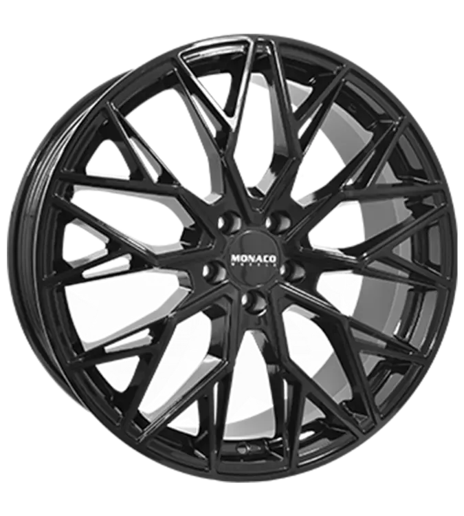MONACO WHEELS Grand Prix 15 Gloss Black 8,00x18 5x114,30 ET40,00