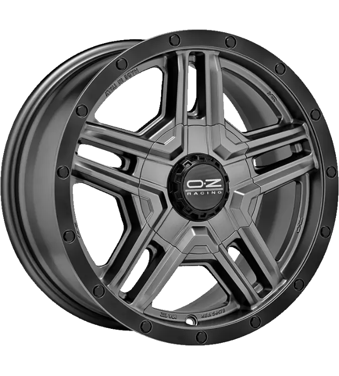 OZ RALLY ADVENTURE MATT GRAPHITE BLACK LIP 8,00x17 6x114,30 ET20,00
