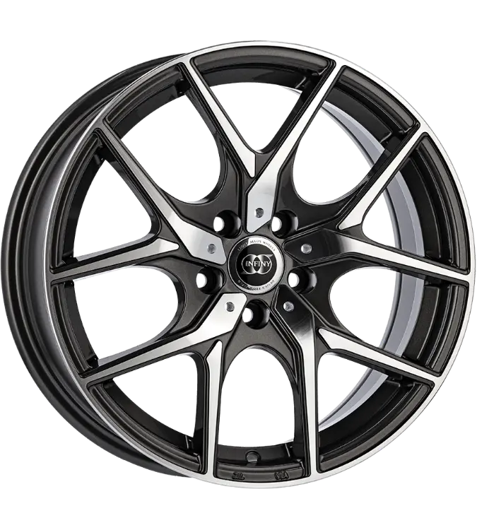 Infiny ICON Gun Metal Polished 8,00x18 5x114,30 ET40,00