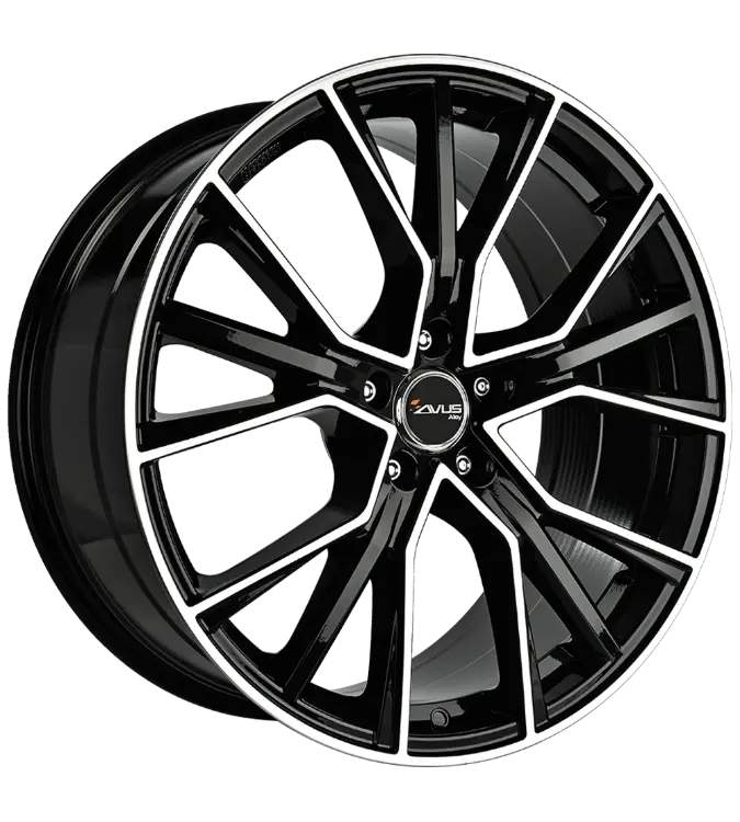 AVUS Racing AF18 - Black Polished 10,00x22 5x112,00 ET35,00