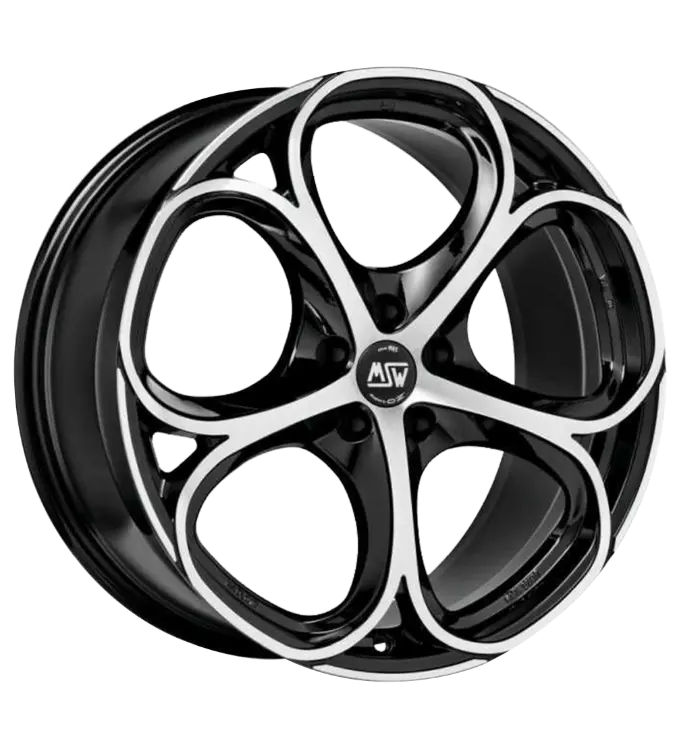MSW 82 Black Polished 9,00x20 5x110,00 ET31,00