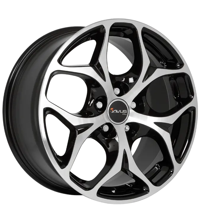 AVUS Racing AC-MB2 - Black Polished 8,50x18 5x130,00 ET58,00