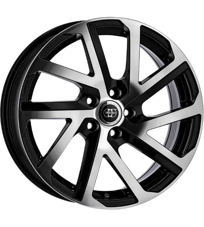 Infiny COBALT Black Polished 8,00x18 4x108,00 ET25,00