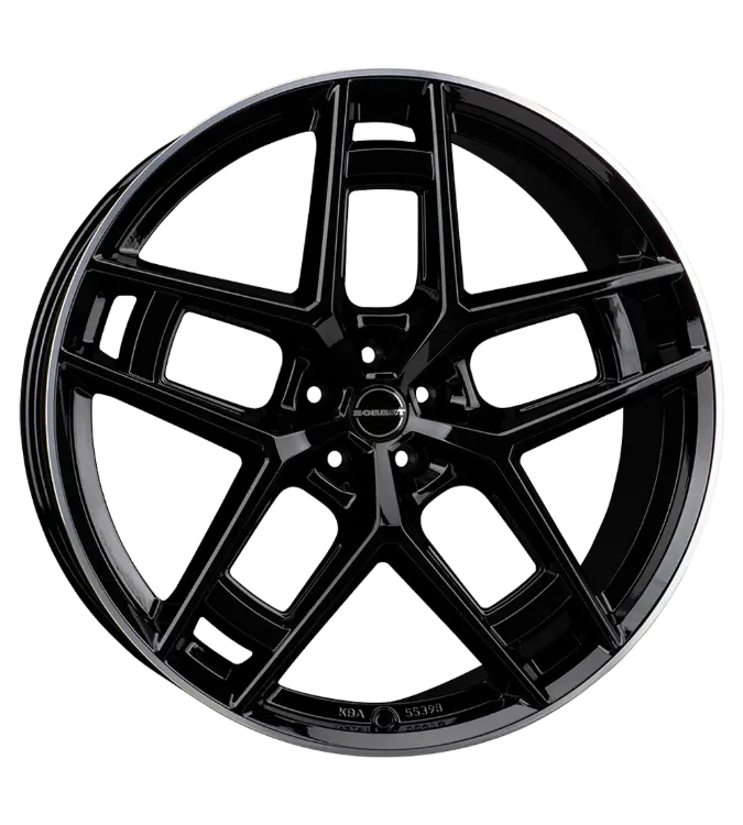 Borbet TF black rim polished glossy 10,50x24 5x120,00 ET34,00