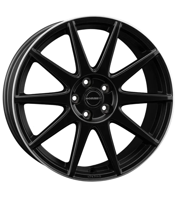 Borbet GTX black matt rim silver 8,00x19 5x112,00 ET44,00