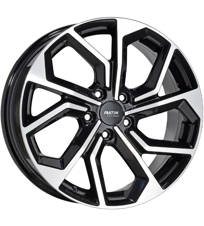 PLATIN Wheels P 97 Black Polished 7,50x18 5x112,00 ET40,00