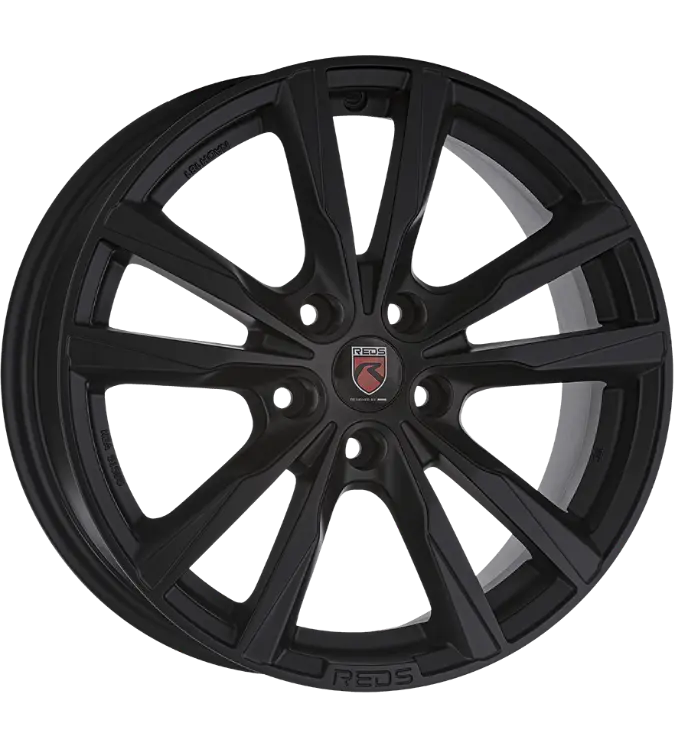 REDS K2 HD Matt Black 6,50x16 5x100,00 ET38,00