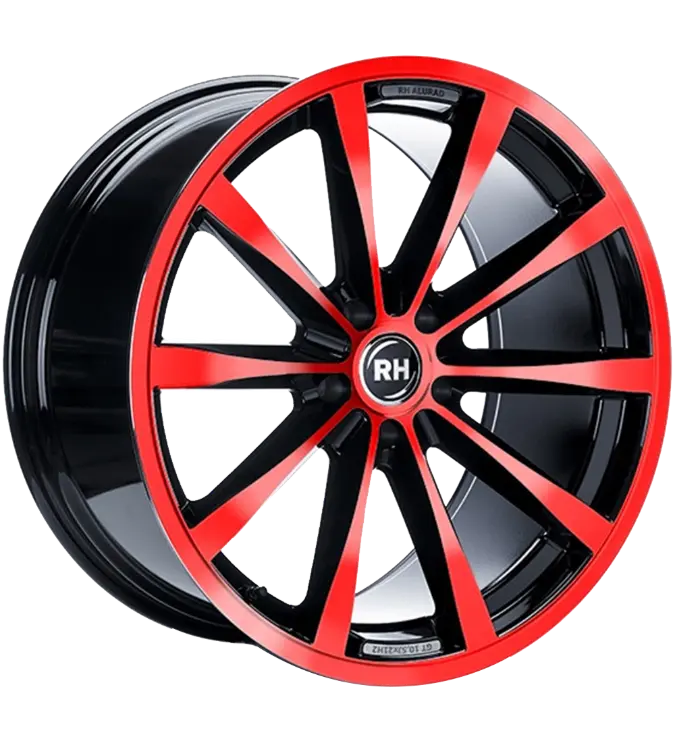 RH Alurad GT Rad Black Polished Red 9,00x21 5x130,00 ET55,00