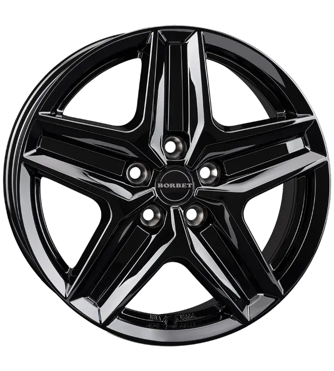 Borbet CWZ black glossy 7,50x18 5x130,00 ET53,00