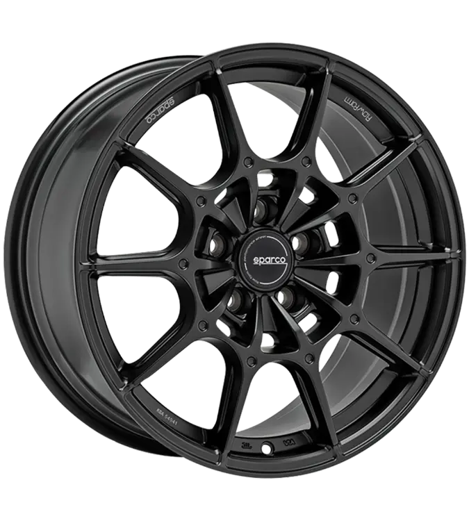 Sparco FF2 Matt Black 8,00x18 5x108,00 ET45,00