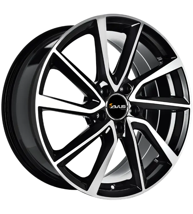 AVUS Racing AC-518 - Black Polished 7,00x17 4x100,00 ET40,00