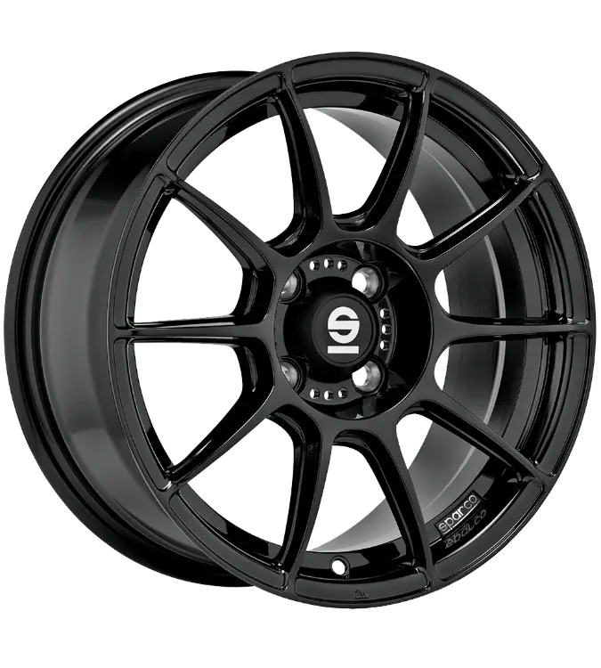 Sparco FF1 Gloss Black 8,00x17 4x100,00 ET38,00