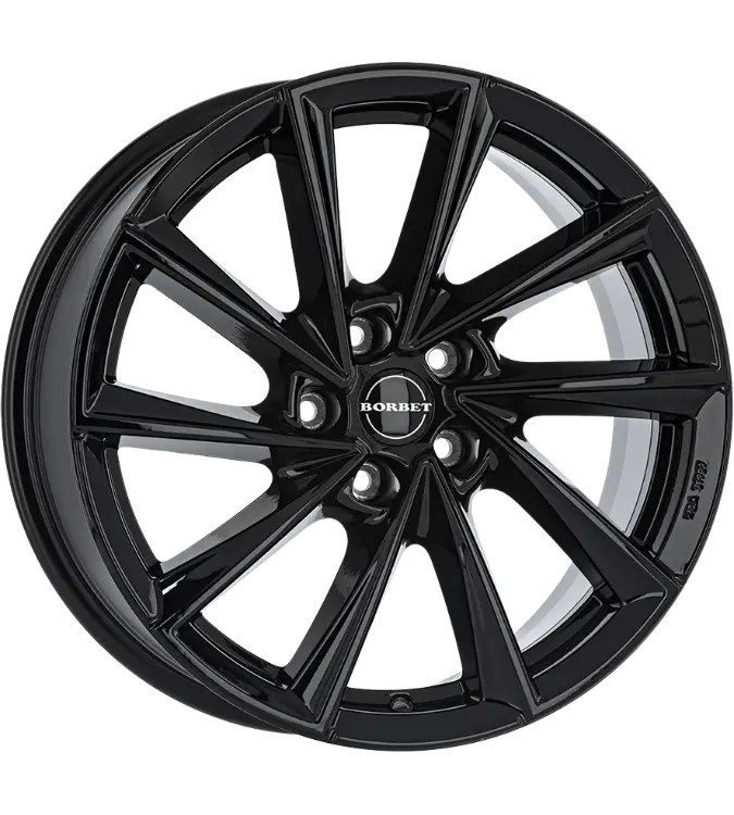 Borbet VTX black glossy 8,00x18 5x115,00 ET38,00