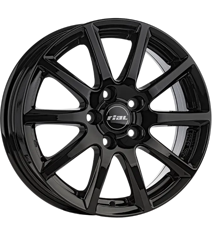 RIAL Milano Black Gloss 7,00x17 5x112,00 ET40,00