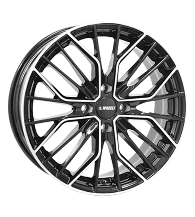 itWHEELS Tiara 4 Black Polished 7,00x17 4x98,00 ET34,00