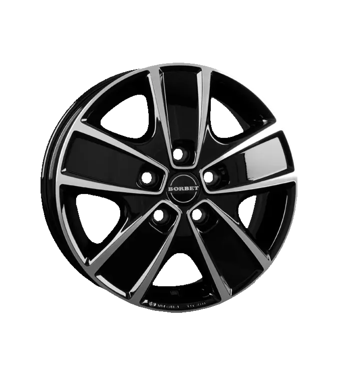 Borbet CWG black polished 6,00x16 5x130,00 ET68,00
