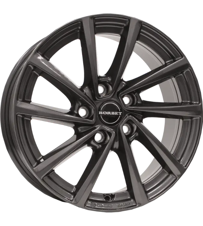 Borbet V anthracite 7,00x18 5x114,30 ET38,00