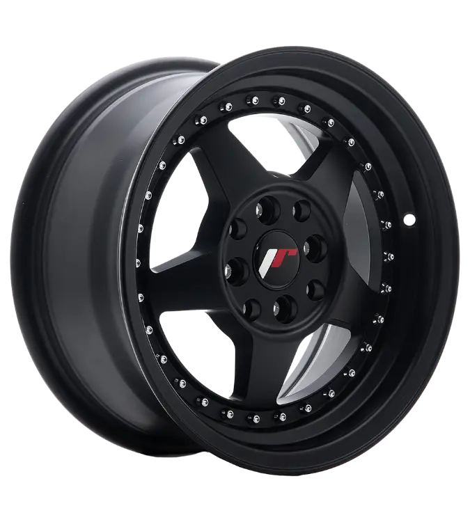 JR Wheels JR6 Matt Black 8,00x15 4x100,00 ET25,00