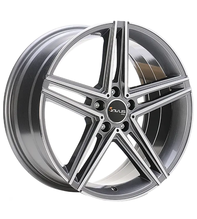 AVUS Racing AC-515 - Anthracite Polished 7,50x17 5x112,00 ET36,00