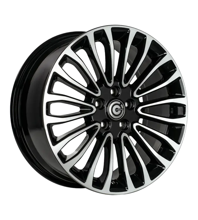 Carbonado Ohio Black Polished 8,00x18 5x108,00 ET55,00