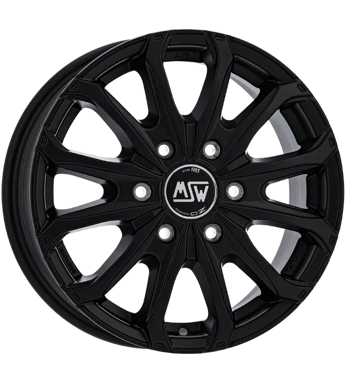 MSW 48 VAN Matt Black 6,50x16 6x125,00 ET68,00