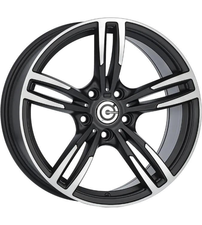 Carbonado Diamond Matt Black Polished 8,50x18 5x120,00 ET33,00