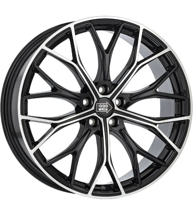 Mille Miglia MM1003 Black Polished 8,00x19 5x108,00 ET45,00