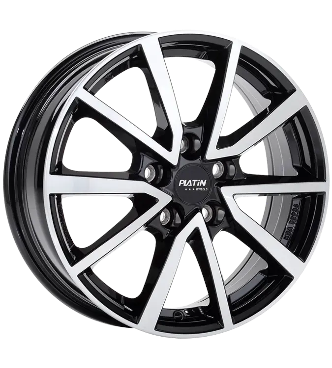 PLATIN Wheels P 95 Black Polished 6,50x16 5x112,00 ET43,00