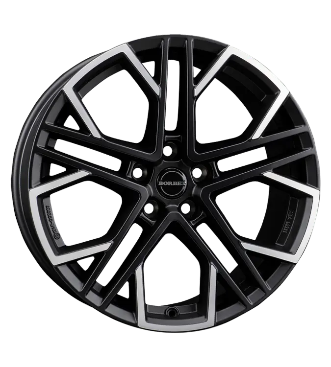 Borbet XV black polished 8,50x19 5x112,00 ET45,00