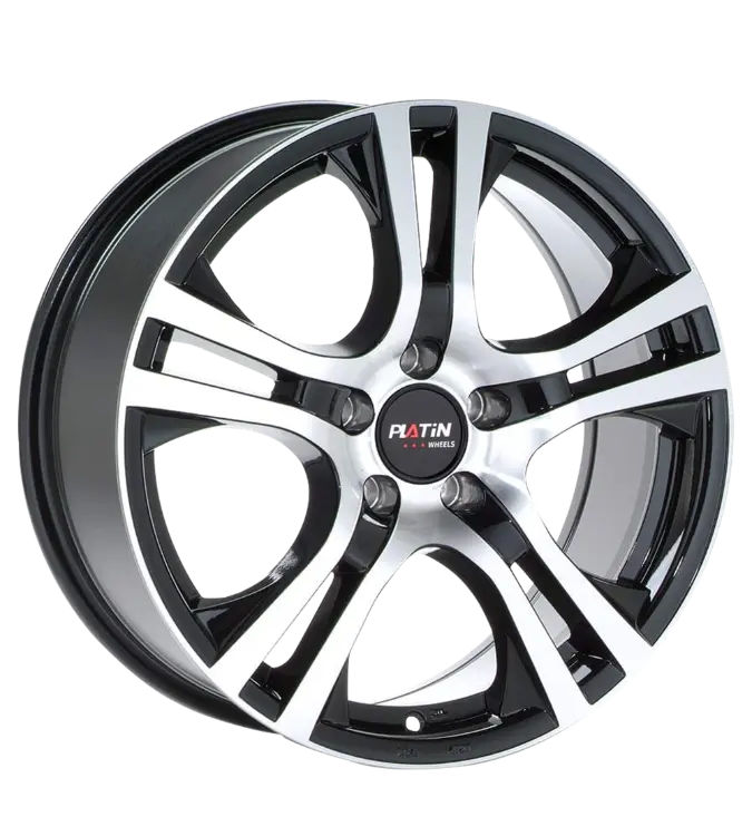 PLATIN Wheels P 53 Black Polished 6,50x16 5x114,30 ET31,00