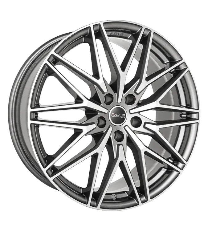 AVUS Racing AC-MB6 - Anthracite Polished 8,00x19 5x112,00 ET50,00