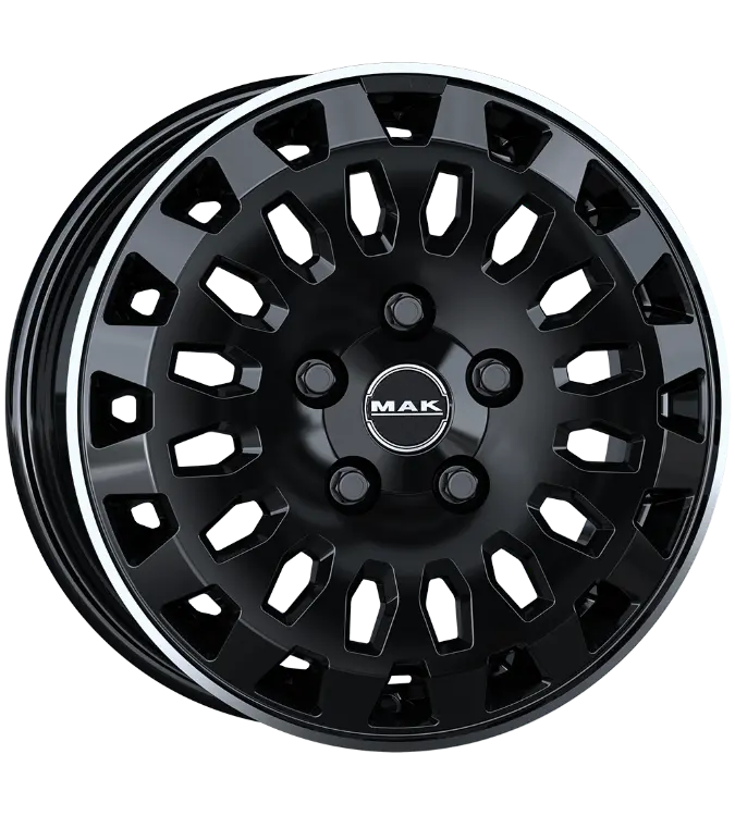 MAK Overland Black Mirror Lip 6,50x16 5x130,00 ET55,00