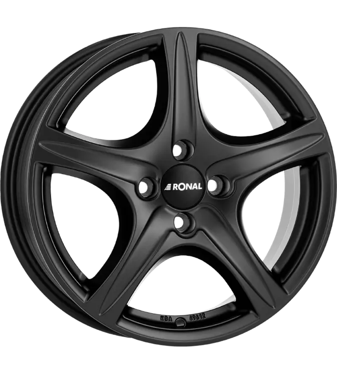 Ronal R56 Trend Black 6,50x16 4x100,00 ET35,00