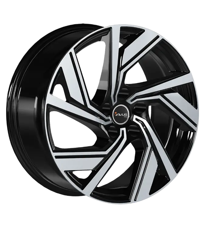 AVUS Racing AC-521 - Black Polished 8,00x19 5x108,00 ET47,50